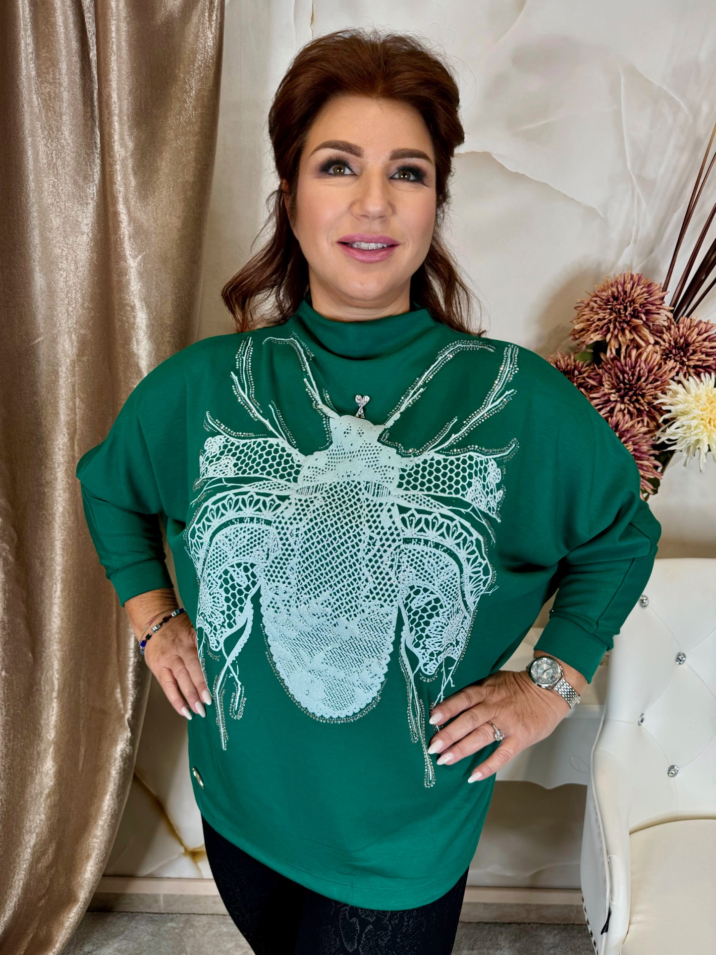 Szkarabeusz félgarbó - zöld