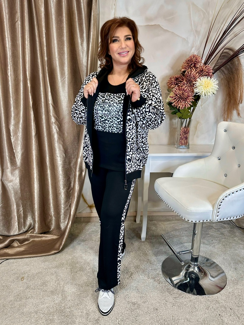 Csinos 3 részes fekete-fehér szett