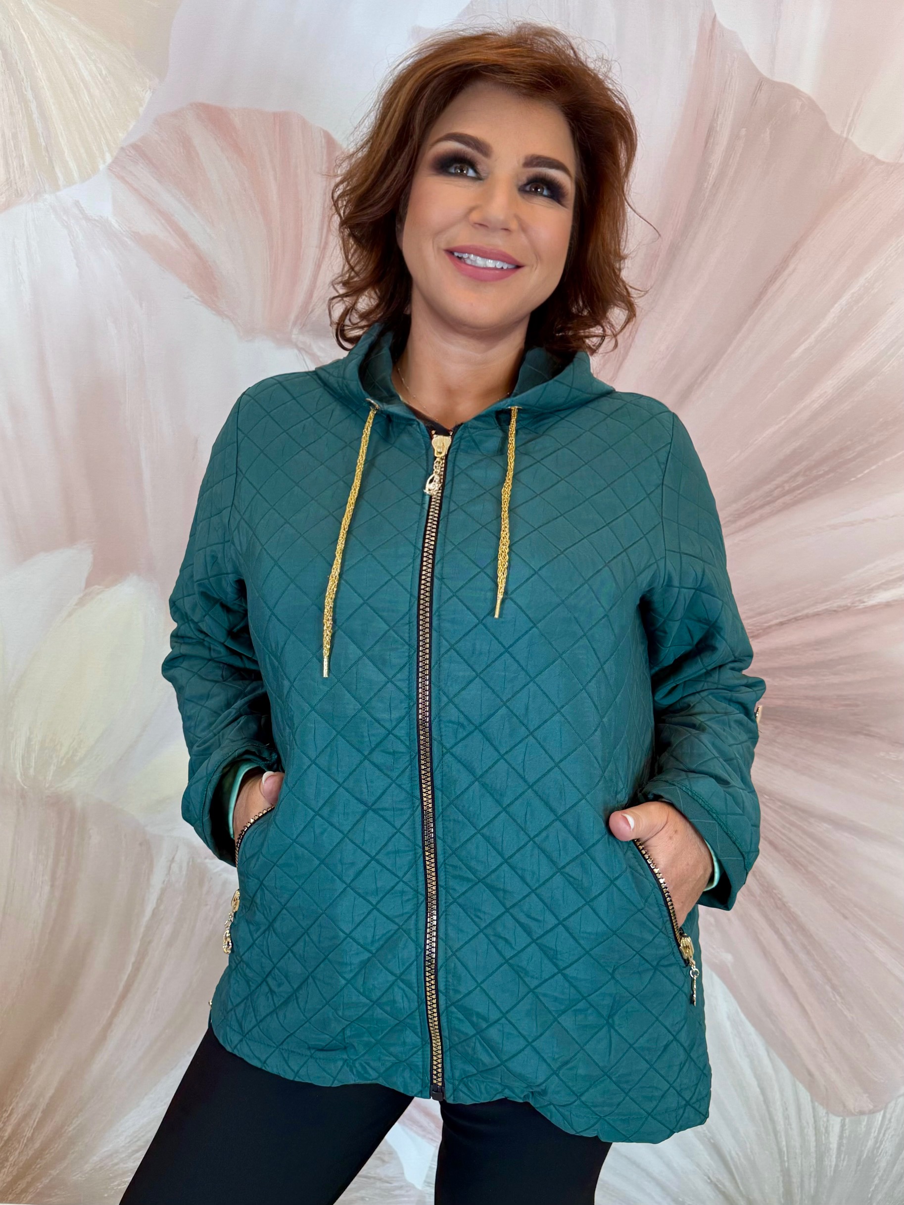 Steppelt zippes zöld kiskabát - Image 3