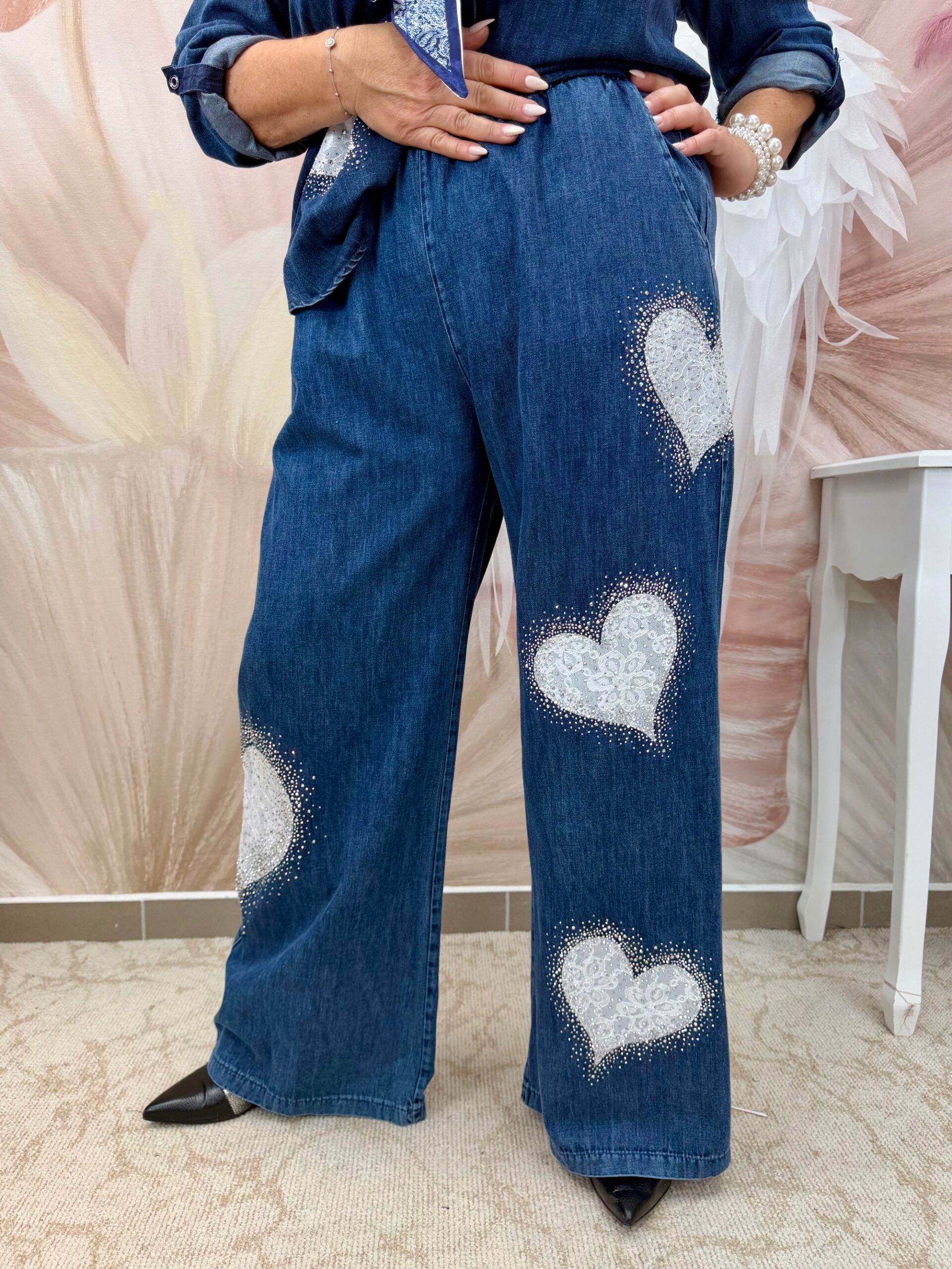 Szívecskés formatartó farmer szett - Image 8