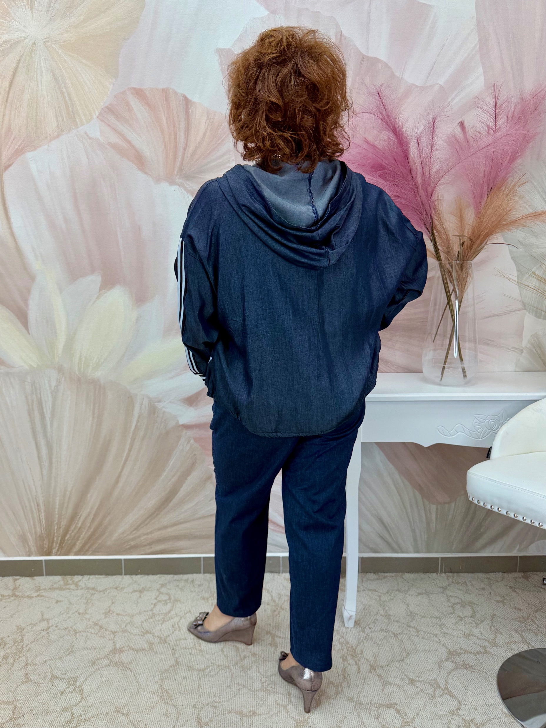 Különleges lenge farmerhatású dzseki - Image 5